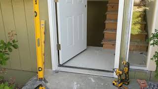 Jeld Wen Front Door Installation  Really crappy products and craftsmanship PART 1 [upl. by Mcgregor]