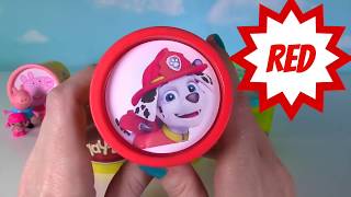 Play Doh COLORS with Bubble Guppies Peppa Paw Patrol amp Mickey Mouse [upl. by Ailecec437]