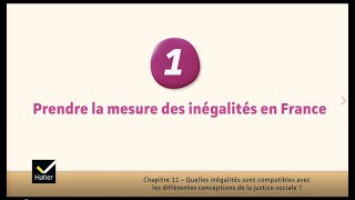 SES cours de Tle  prendre la mesure des inégalités en France [upl. by Sibby706]