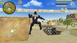 Venom Spider Rope Hero Vice Town 3  Android Gameplay [upl. by Bohi]