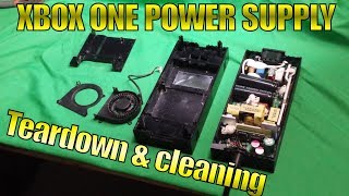 Open amp Clean Xbox One Power Supply [upl. by Adnyc855]