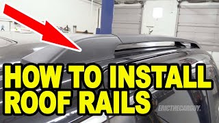 How To Install Roof Rails Honda Odyssey [upl. by Atinaujnas79]