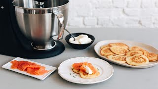 Simple blinis recipe  KitchenAid [upl. by Onivla836]