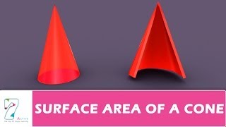 Surface Area of a cone [upl. by Oicirtap536]