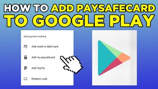 How To Add Paysafecard To Google Play 2025 [upl. by Brianna]