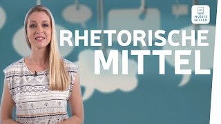 Rhetorische Mittel erkennen I musstewissen Deutsch [upl. by Aleck]