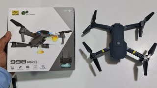 4K Ultra HD 998 Pro Drone Unboxing  2021 [upl. by Mirelle]