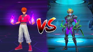 Dyroth VENOM Cobra VS Orochi Chris KoF Skin Comparison [upl. by Renaxela707]