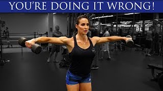 How To Do Lateral Raises  Build Your Shoulders [upl. by Assille]