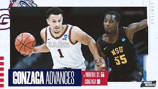 Gonzaga vs Norfolk State  First Round NCAA tournament extended highlights [upl. by Ail]