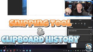 Windows Snipping Tool and Clipboard History [upl. by Ennaitsirk695]