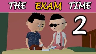 LETS SMILE JOKE  THE EXAM TIME  PART 2  FUNNY ANIMATED SCHOOL CLASSROOM COMEDY [upl. by Yantruoc410]