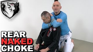 How to Apply TIGHTEST Rear Naked Choke for MMABJJ [upl. by Haelat]