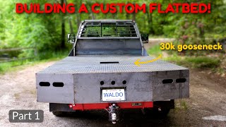 DIY Flatbed Build part 1 [upl. by Bowe]