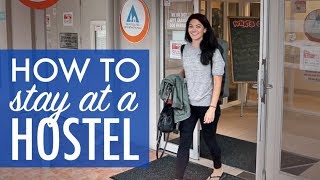 Everything you need to know about STAYING AT A HOSTEL [upl. by Weinshienk]