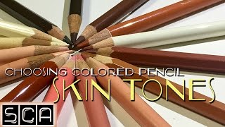 Skin Tone amp Colored Pencil Choices  Polychromos Prismacolor Holbein Pablo [upl. by Navnod502]