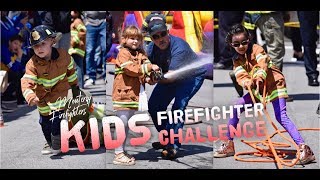 Monterey Firefighters Kids Firefighter Challenge [upl. by Underwood]