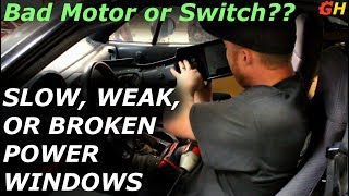 Diagnosing Power Window Problems  19902005 Mazda Miata [upl. by Rab50]