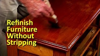 Refinish Furniture Without Stripping [upl. by Morice]