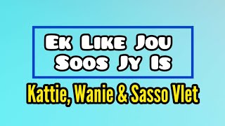 Kattie feat Wanie amp Sasso Vlet  Ek Like Jou Soos Is Lyric Video [upl. by Rachele]