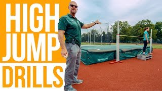 Essential High Jump Drills  BackOvers [upl. by Yroc723]