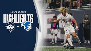 HIGHLIGHTS  UConn Mens Soccer Earns Draw with Seton Hall Saturday [upl. by Celio]