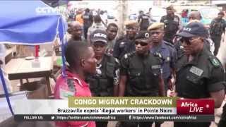 Congo Migrant Crackdown Brazzaville Expels Illegal Workers In Pointe Noire [upl. by Hyacinthia]