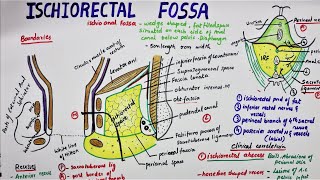 Ischiorectal Fossa  Ischioanal Fossa [upl. by Ardeha338]