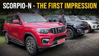 Mahindra ScorpioN Petrol Automatic Drive Review  The First Impression [upl. by Curt]