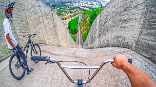 INSANE BMX VS MTB HILLBOMB RACE [upl. by Sugihara]