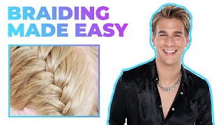 Learn To French Braid In 5 Mins Or Less [upl. by Oirretna954]