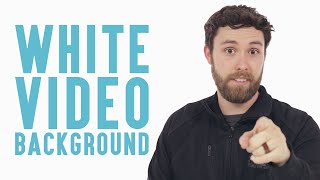 How to Shoot White Background Video [upl. by Armanda]