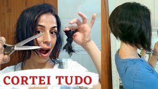 Corte de Cabelo Curto Feito em Casa2022 Ideias Incríveis [upl. by Valina]