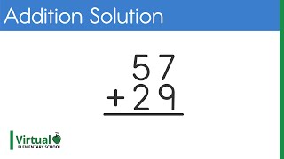 Grade 2 Math Addition Solution [upl. by Atnoved]