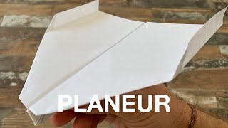 Comment faire le meilleur Planeur  Avion en papier [upl. by Camel497]