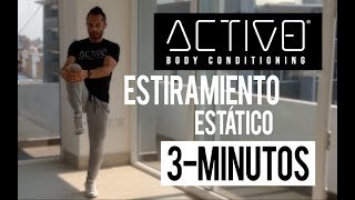 ACTIVO  Estiramiento Estático de Todo el Cuerpo  3MINUTOS [upl. by Noemis]