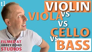 Violin vs Viola vs Cello vs Bass [upl. by Nahsab]