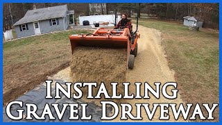 Installing a Gravel Driveway [upl. by Mauri]