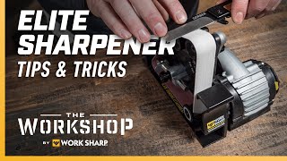 Work Sharp Elite Knife Sharpener  3 tips plus Sharpening Demonstration [upl. by Ellmyer92]