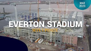 LATEST EVERTON STADIUM DRONE FOOTAGE [upl. by Hedve]