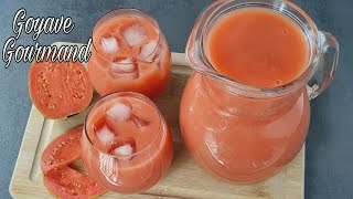 73 Recette de Jus de Goyave Exotique🍹 Exotic Guava Juice Recipe🍹 [upl. by Sabino]