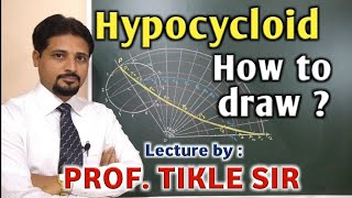 HOW TO DRAW HYPOCYCLOID IN ENGINEERING DRAWING AND GRAPHICS PART1 TIKLESACADEMYOFMATHS [upl. by Hendrika955]