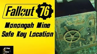 Fallout 76 Monongah Mine Safe Key Location [upl. by Aikaz552]