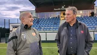 Penrith AFC post match interview with the Reds Assistant Manager Graham Lancashire [upl. by Helfant]