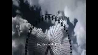 Yves Montand  Sous Le Ciel De Paris with lyrics [upl. by Miett152]