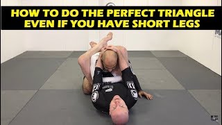 How To Do The Perfect Triangle Choke Even If You Have Short Legs by John Danaher [upl. by Hapte37]