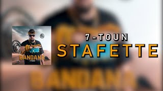 7TOUN  STAFETTE Official Lyric Video [upl. by Atiuqehc784]