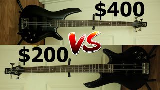 Ibanez GSR200 VS SR300 200 Ibanez Bass VS 400 Ibanez Bass Shootout Review [upl. by Niessuh151]