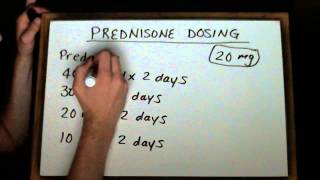 Community Pharmacy Prescriptions II Prednisone Dosing [upl. by Ahsatan]