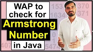 Program To Check for Armstrong Number in Java by Deepak [upl. by Rosdniw]